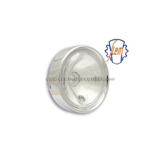 Optique + Cerclage Chromé SIEM Vespa 125GTR /150 Sprint Veloce / 200 Rally